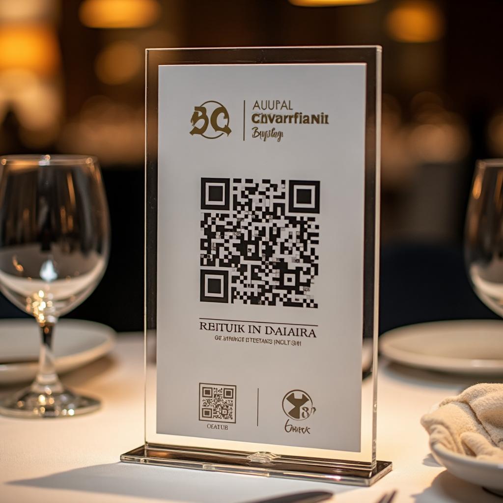 NFC display for restaurants
